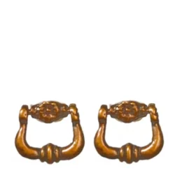 Antique Brass Dollhouse Miniature Drawer Pulls