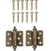 Antique Bronze Hinges with Pins