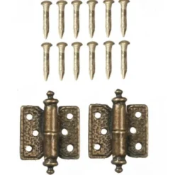 Antique Bronze Hinges with Pins