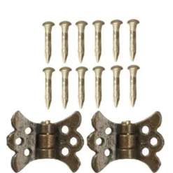 Antique Bronze Hinges with Pins