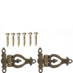 Antique Bronze Hinges with Pins