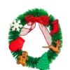 Artificial Dollhouse Miniature Christmas Wreath