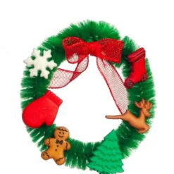 Artificial Dollhouse Miniature Christmas Wreath