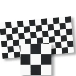 Black & White Dollhouse Floor Tile