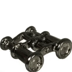 Black Chrome Dollhouse Miniature Binoculars