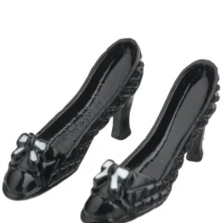Black Dollhouse Miniature High Heels