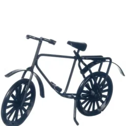 Black Dollhouse Miniature Bicycle