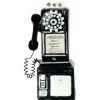 Black Dollhouse Miniature Pay Phone