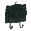Black Dollhouse Miniature Mailbox