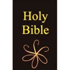 Black Dollhouse Miniature Bible