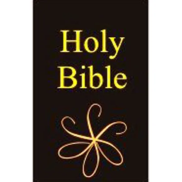 Black Dollhouse Miniature Bible