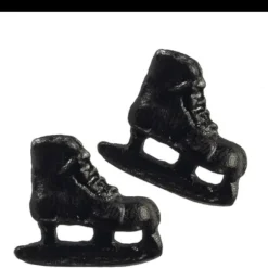 Black Dollhouse Miniature Ice Skates