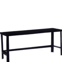 Black Dollhouse Miniature Workbench