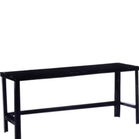 Black Dollhouse Miniature Workbench