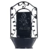Black Dollhouse Miniature Water Fountain
