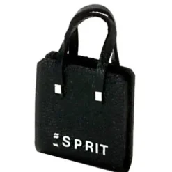 Black Dollhouse Miniature Espirt Handbag