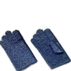 Black Dollhouse Miniature Gloves