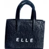 Black Dollhouse Miniature Elle Handbag