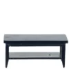 Black Dollhouse Miniature Coffee Table