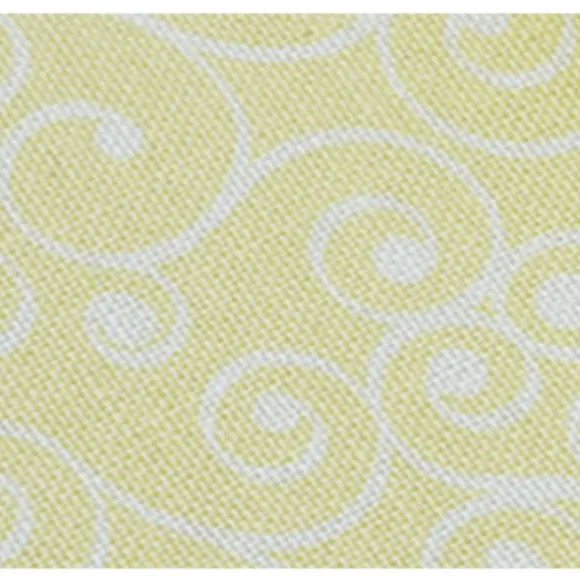 Black Dollhouse Miniature Twin Bed with Yellow Linens