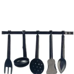 Black Hanging Dollhouse Miniature Utensils