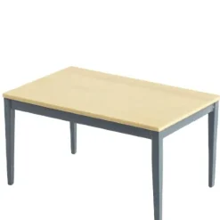 Blue & Oak Dollhouse Miniature Kitchen Table