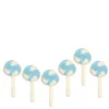 Blue & White Dollhouse Miniature Lollipops