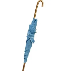 Blue Dollhouse Miniature Umbrella