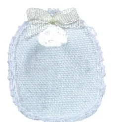 Blue Dollhouse Miniature Bib