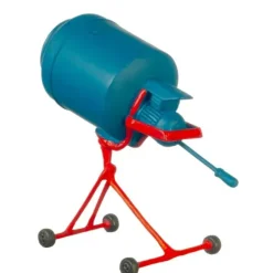 Blue Dollhouse Miniature Cement Mixer