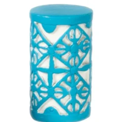 Blue Dollhouse Miniature Side Table