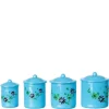 Blue Dollhouse Miniature Canisters