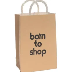 Born to Shop Dollhouse Miniature Shopping Bag