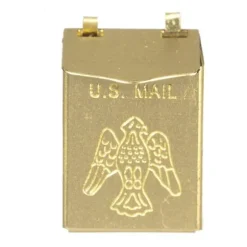 Brass Dollhouse Miniature Mailbox