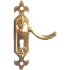 Brass Dollhouse Miniature Door Lever