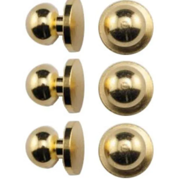 Brass Dollhouse Miniature Door Knobs