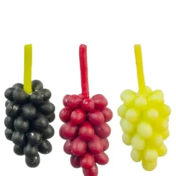 3 Bunches of Dollhouse Miniature Grapes