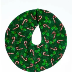 Candy Cane Dollhouse Miniature Tree Skirt