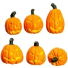 Carved Dollhouse Miniature Pumpkin Set