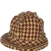 Checkered Dollhouse Miniature Men's Hat