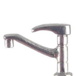 Chrome Dollhouse Miniature Faucet
