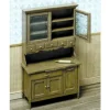 Chrysnbon Dollhouse Miniature Kitchen Cabinet Kit