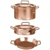 Copper Dollhouse Miniature Pots & Pans