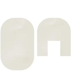 Cream Dollhouse Miniature Bath Rugs