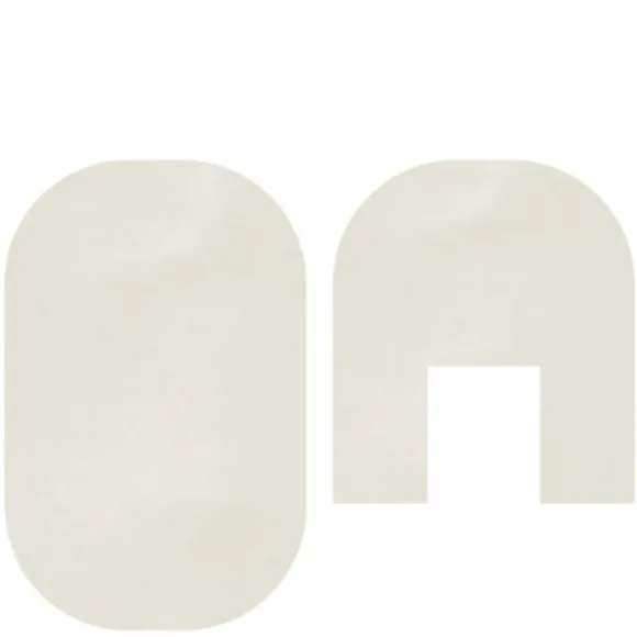 Cream Dollhouse Miniature Bath Rugs