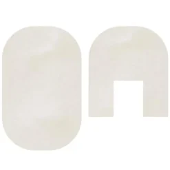 Cream Dollhouse Miniature Bathroom Rug Set