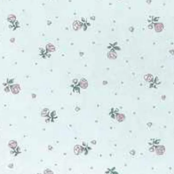 Cream Petite Fleur Dollhouse Wallpaper