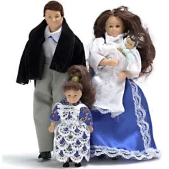 Dodge Family Dollhouse Doll Set