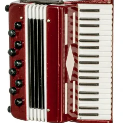 Dollhouse Miniature Accordion with Case