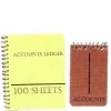 Dollhouse Miniature Accounting Notebooks